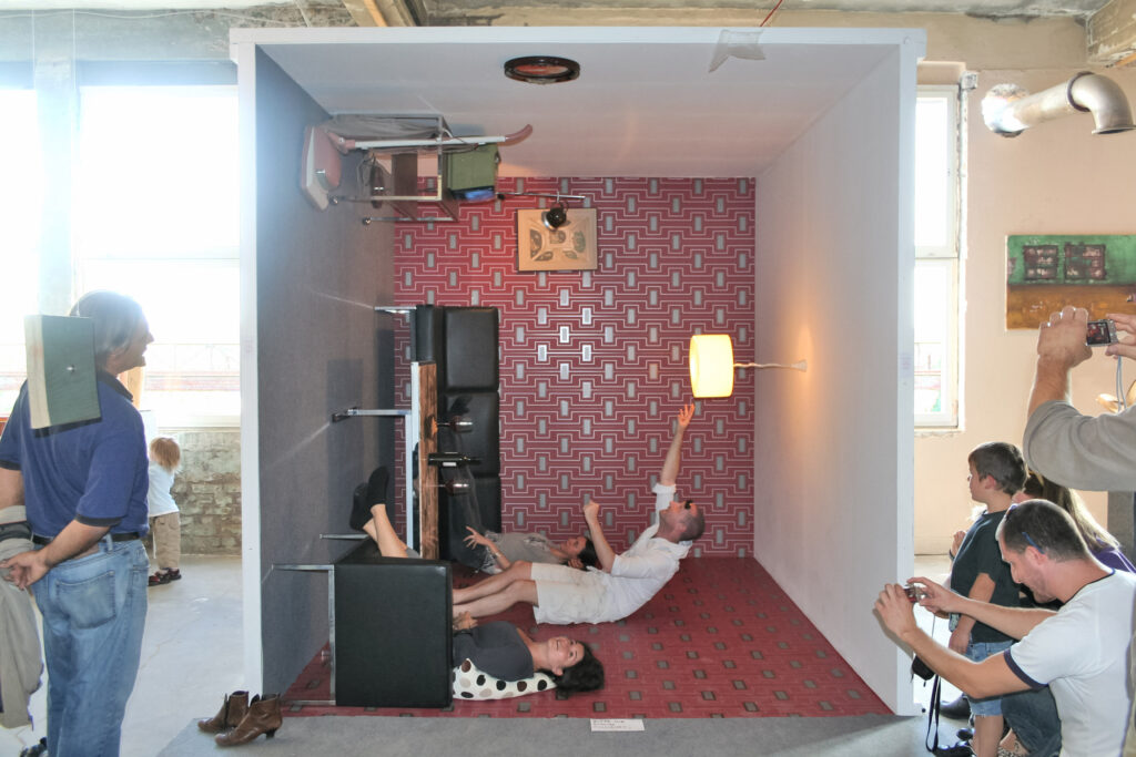 Rauminstallation point of view_| Foto M. Boettcher